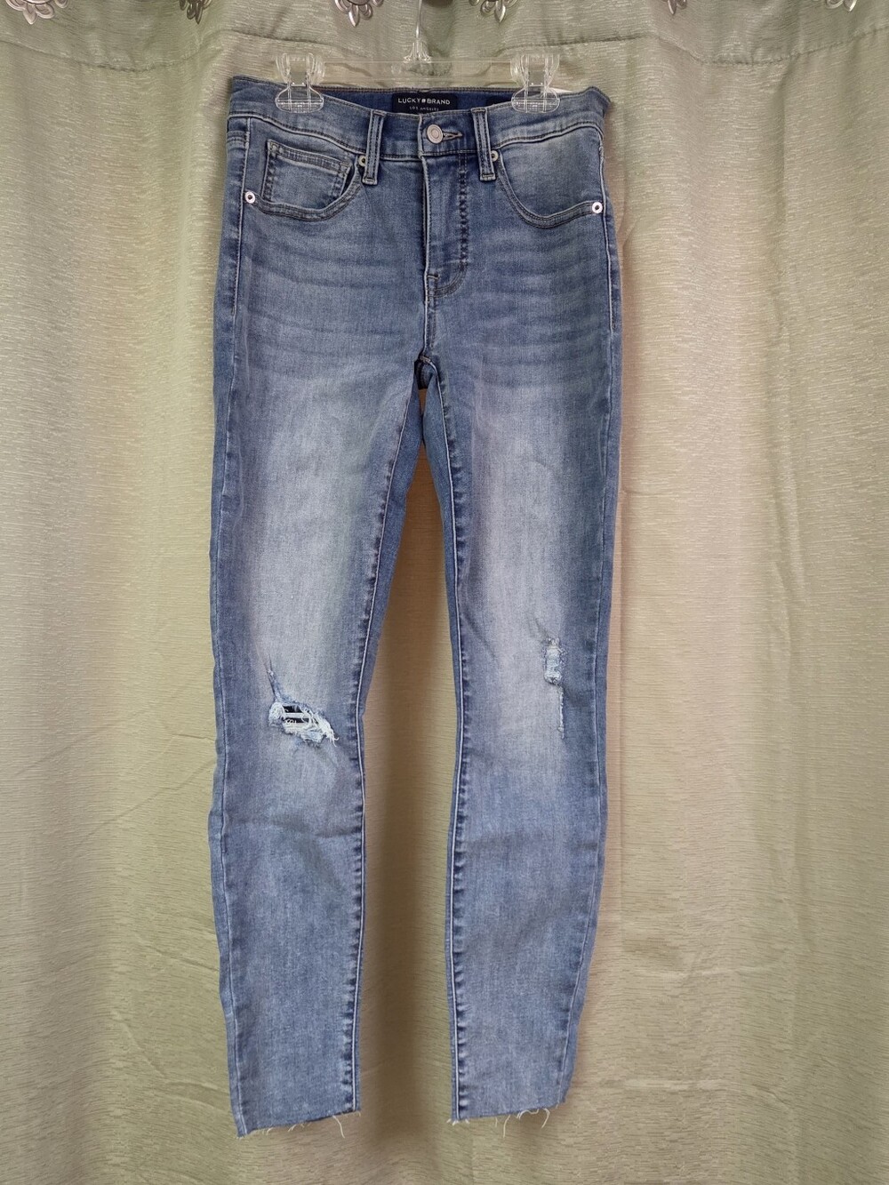 NWT - Lucky Brand Ava Mid-Rise Light Wash Skinny Jeans - Women